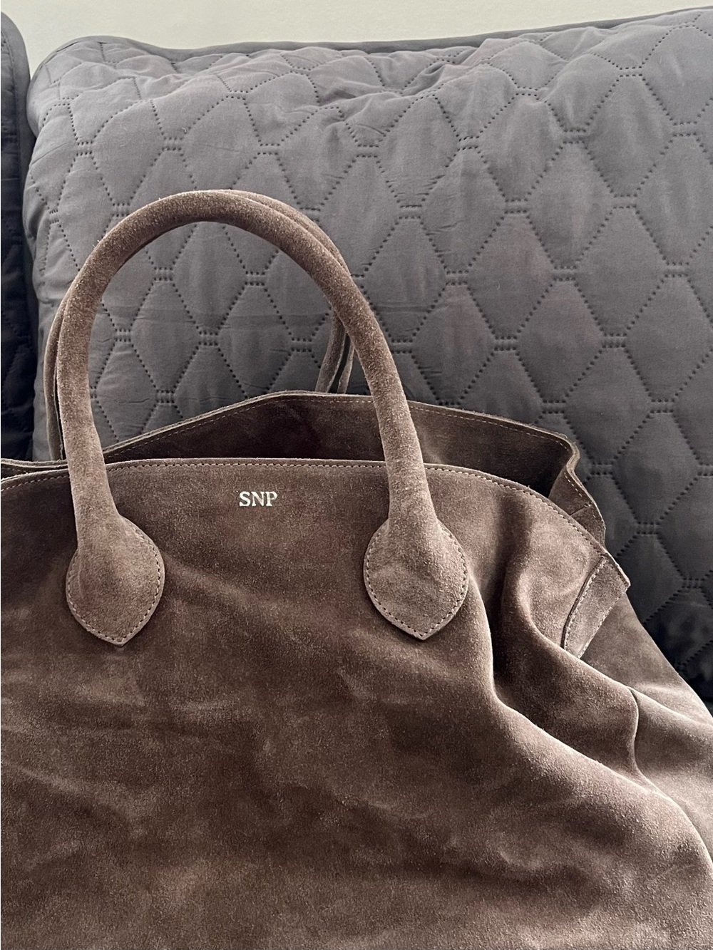 Mark & Graham Elisabetta Suede Slouch Bag - Picture 2 of 12